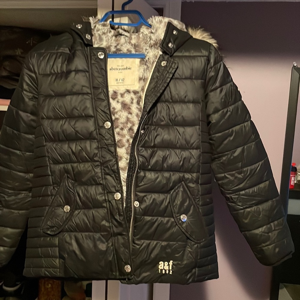 Abercrombie kids puffer jacket